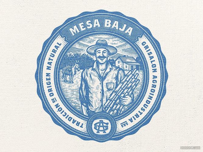 mesa baja哥倫比亞農產品可降解甘蔗粉包裝袋設計